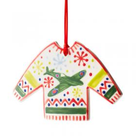 Ceramic Christmas Jumper Decoration (Christmas 2024)